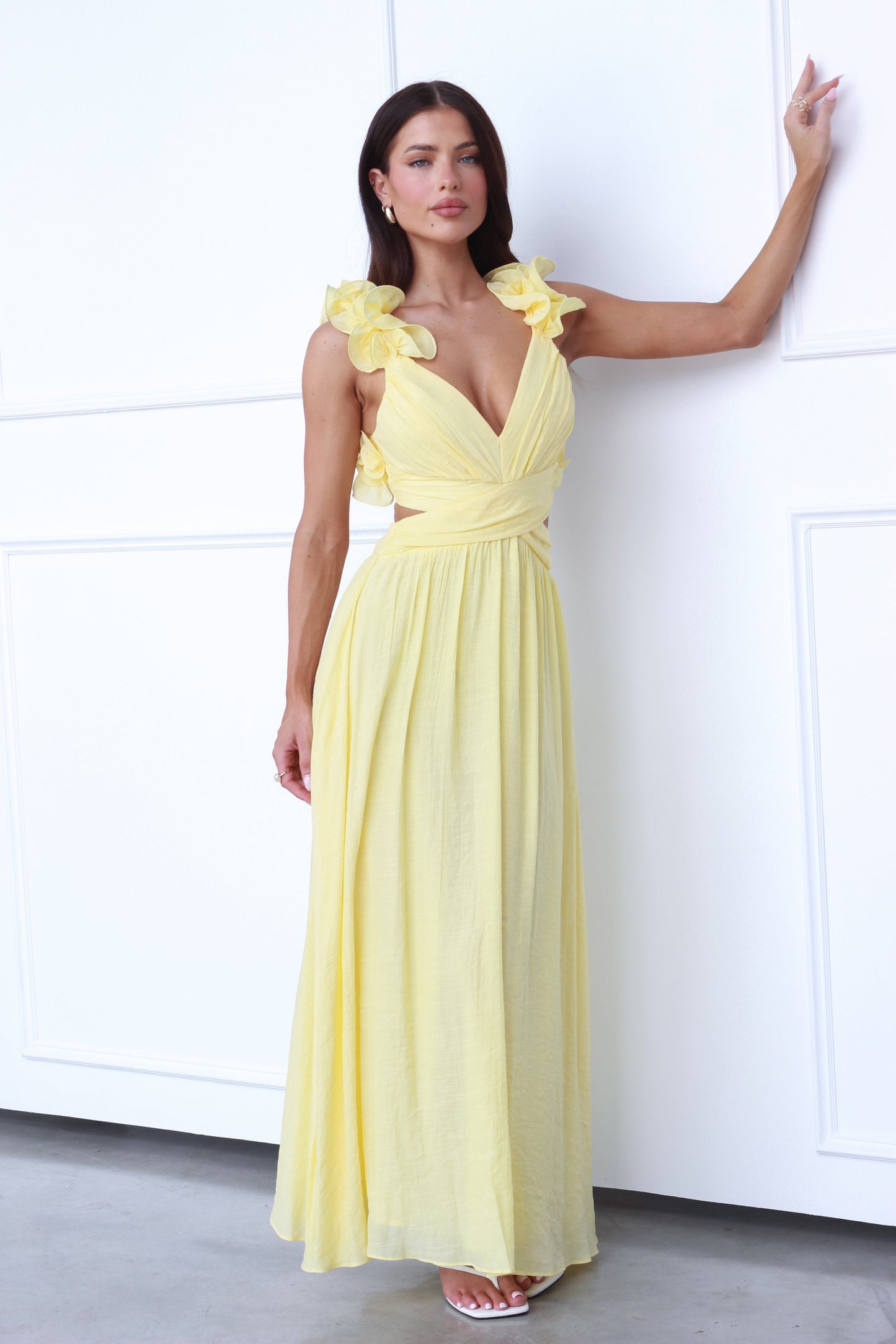 KENZIE MAXI DRESS - YELLOW