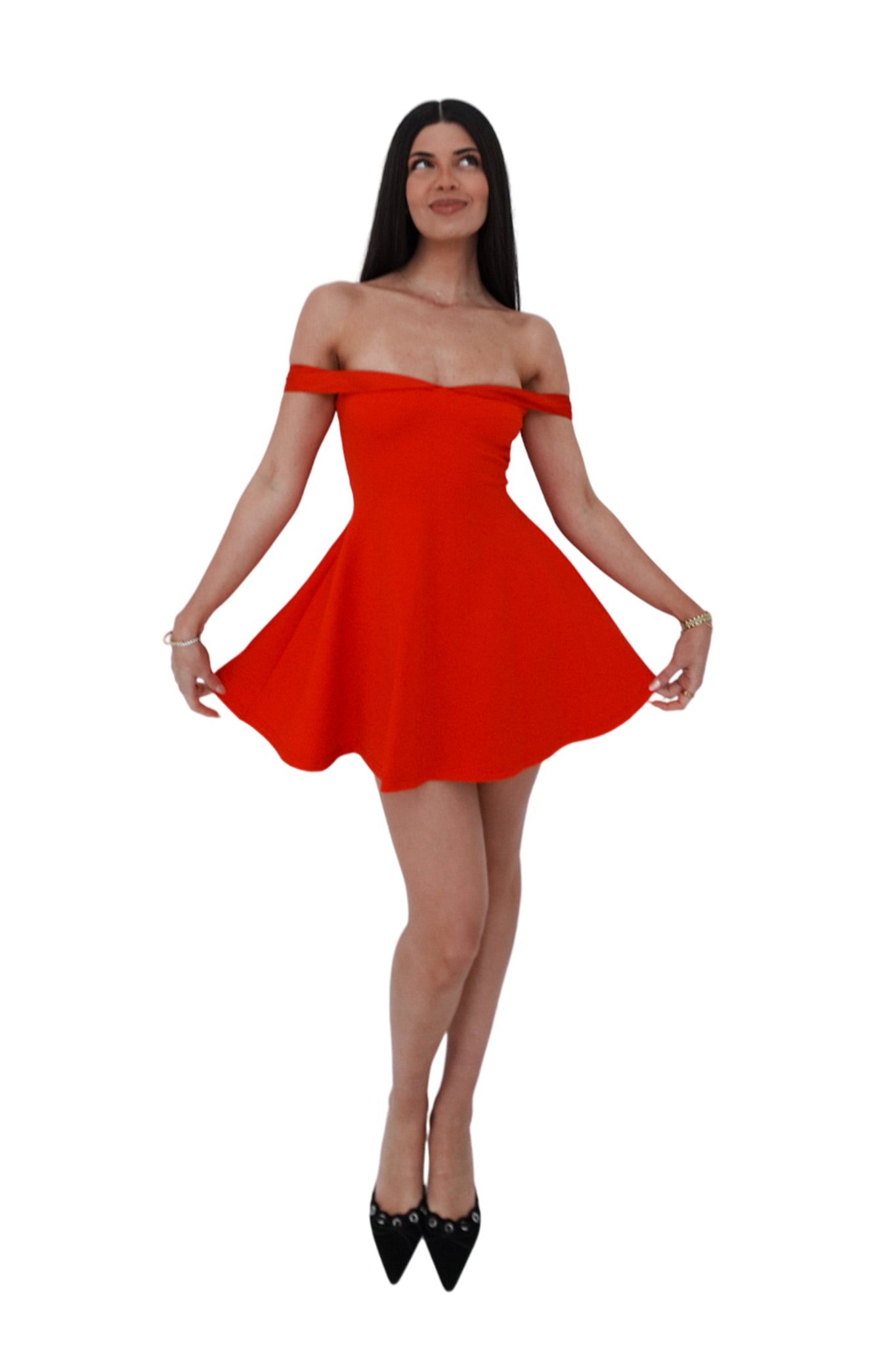 Belle Mini Dress - Red