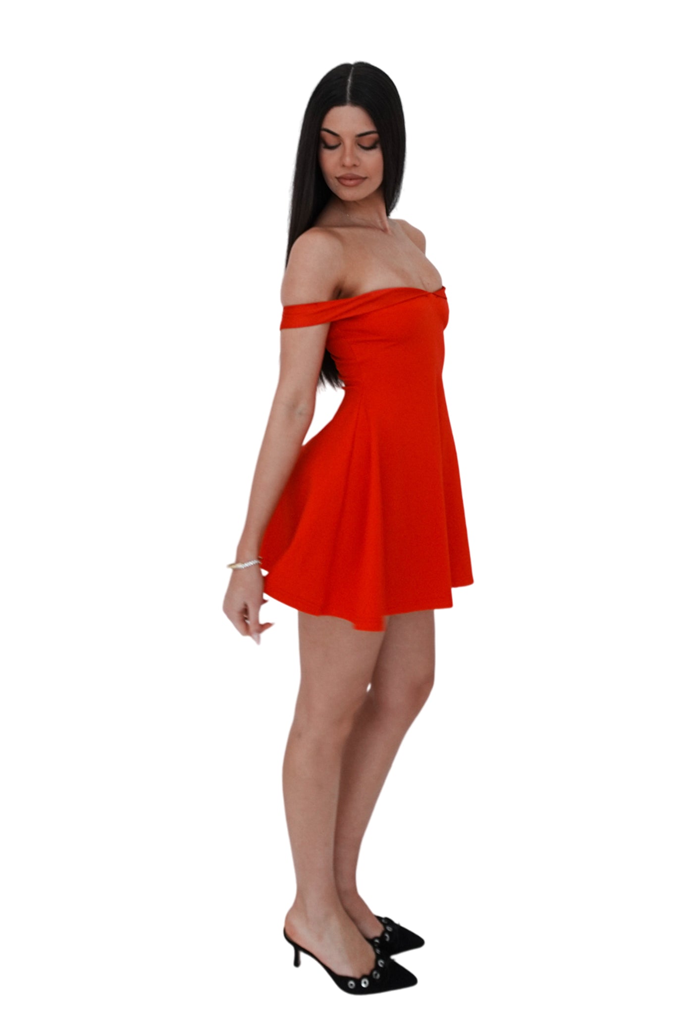 Belle Mini Dress - Red