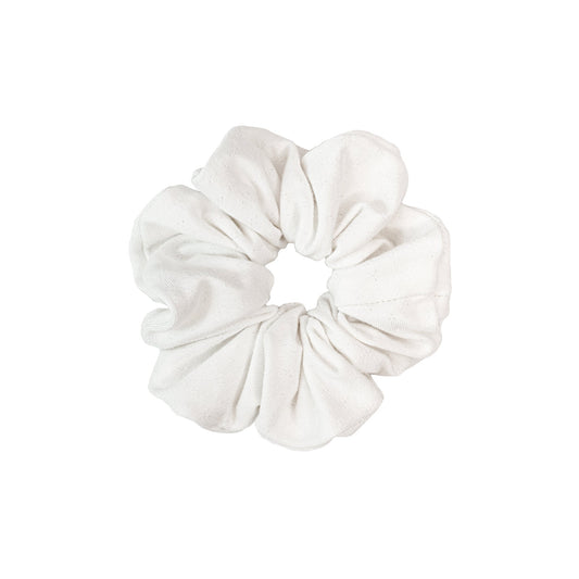 Cotton Scrunchie in Gardenia