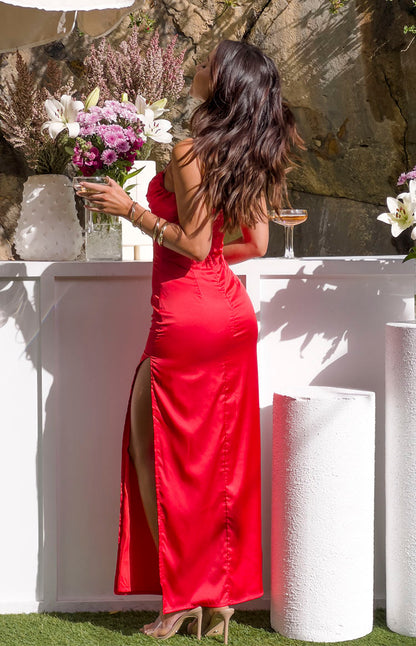 Honey Red Maxi Dress