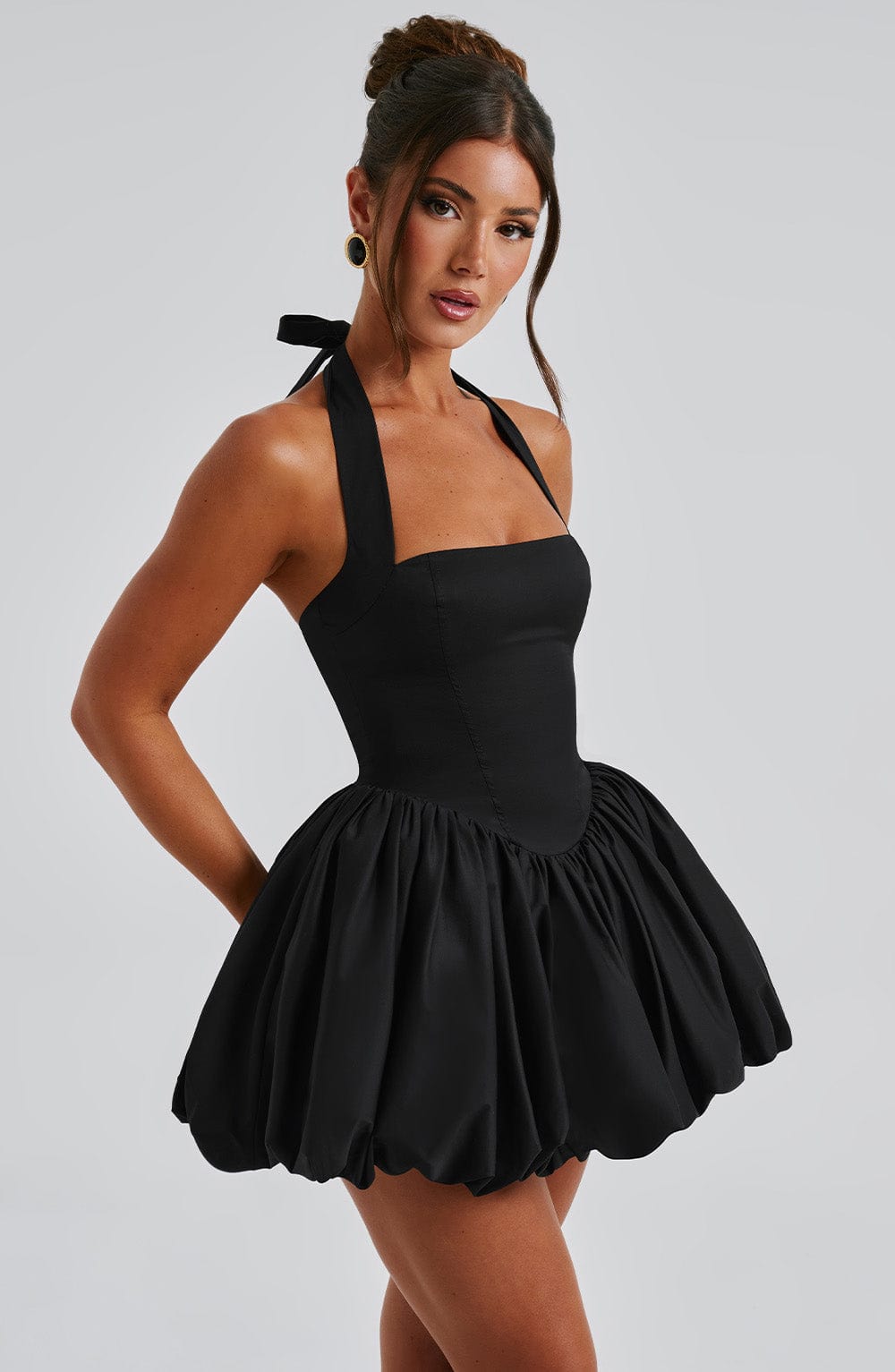 Maricia Mini Dress - Black